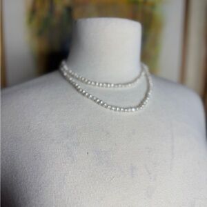 Vintage Freshwater White Pearl Necklace